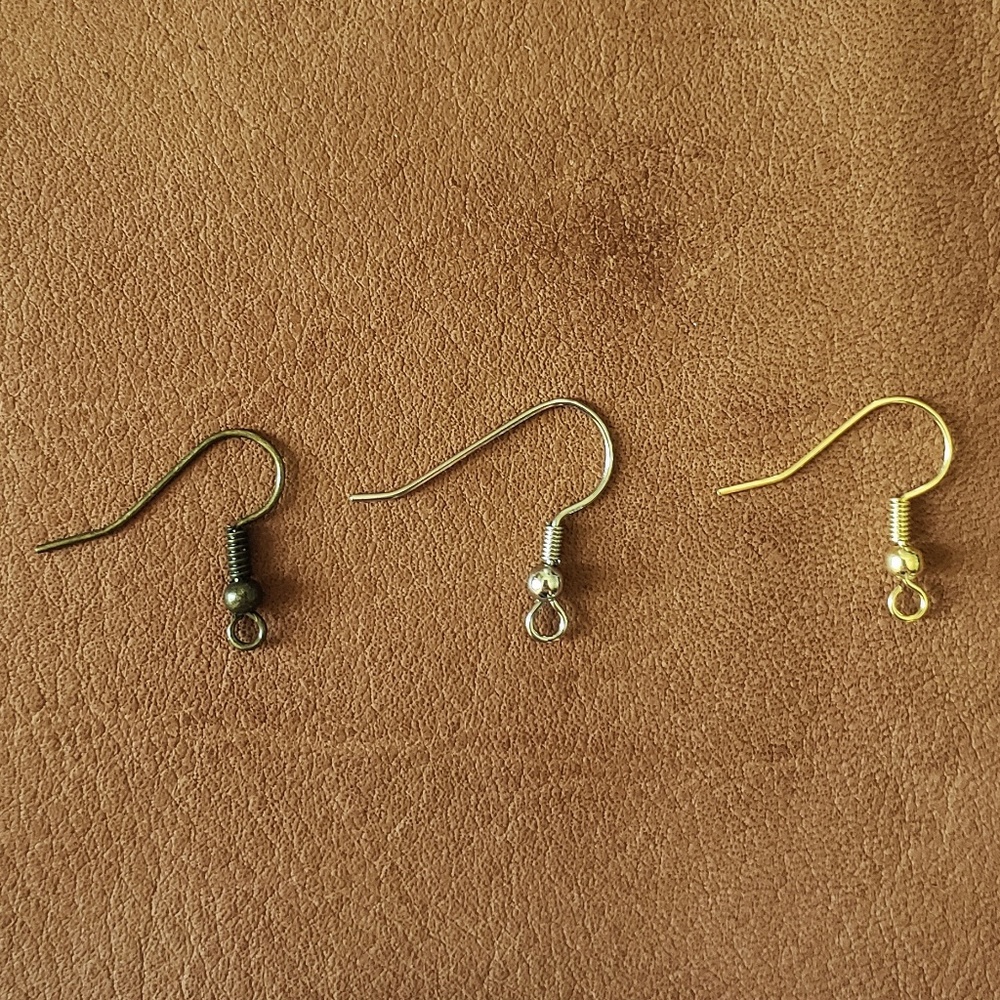 2 Inch | Brown Petal Leather Earrings - Picture 4 of 6
